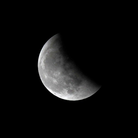 Eclipse Lunar visto desde España