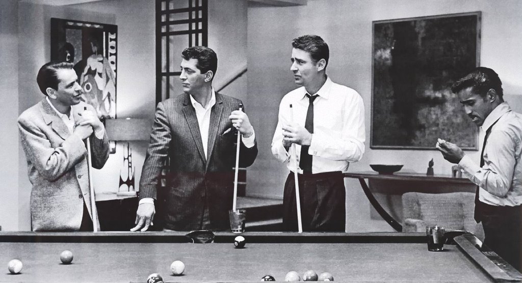 Sinatra, Dean Martin, Peter Lawford y Sammy Davis Jr