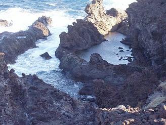 playa en El Porís. Tenerife