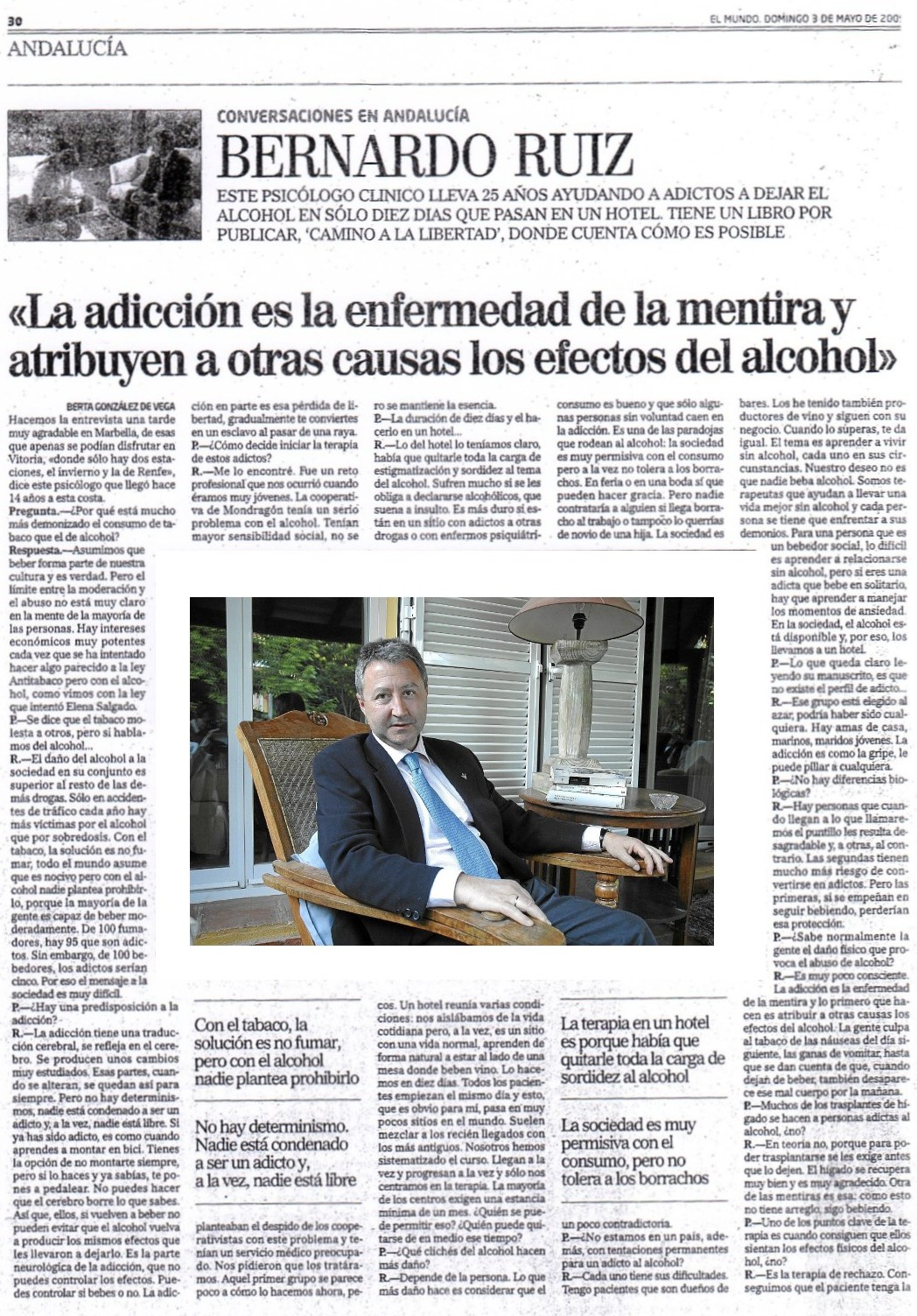 Entrevista El Mundo 3/05/2009