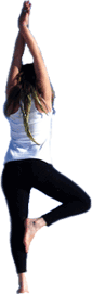 Practicante de yoga