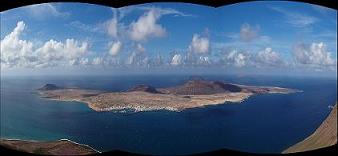 mirador sobre La Graciosa (Lanzarote)